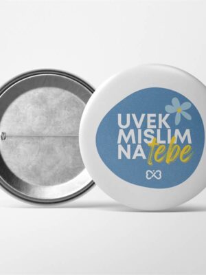 Bedž “Uvek mislim na tebe”